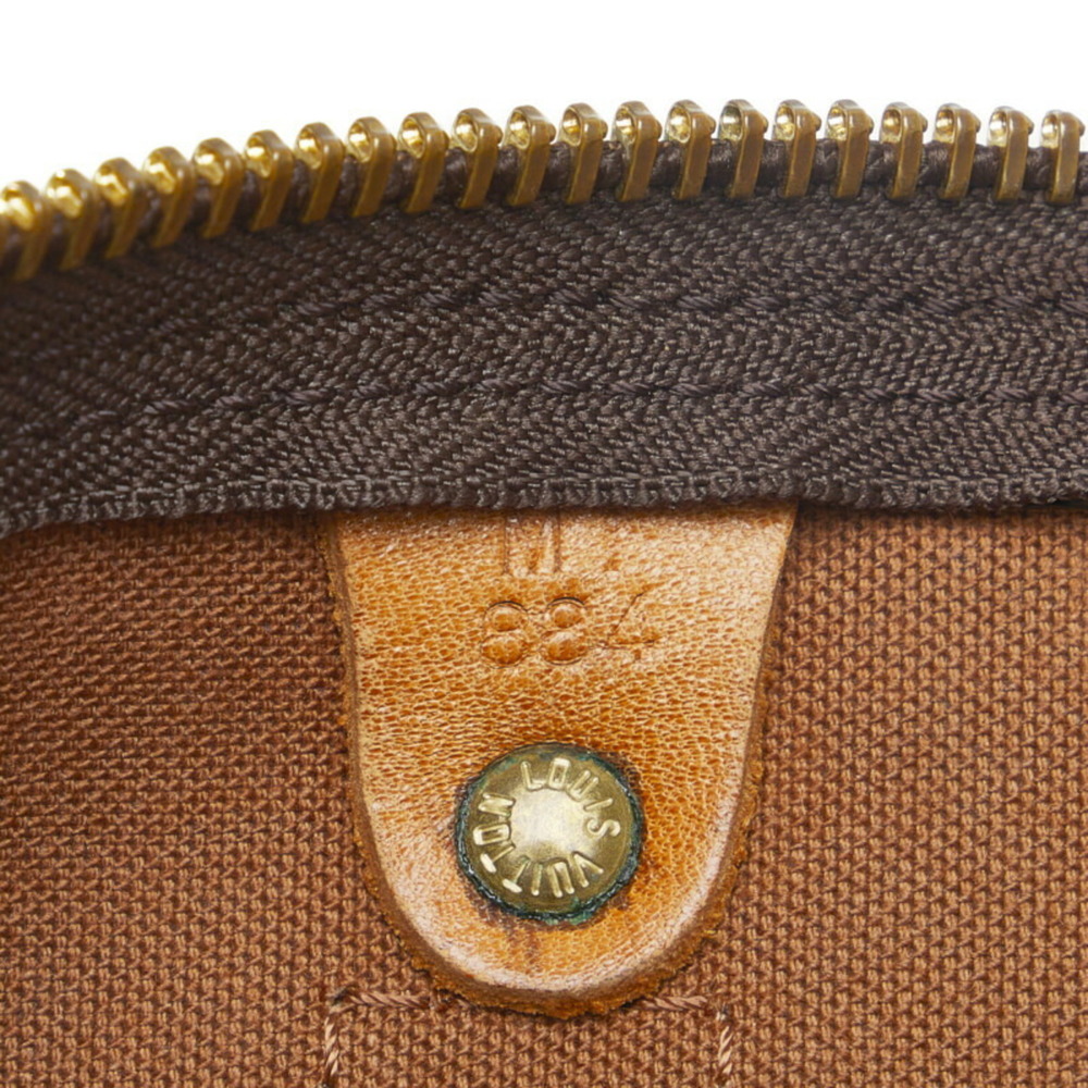 LOUIS VUITTON Monogram Keepall 55 Boston Bag M41424 Brown PVC Leather Ladies - Picture 10 of 10